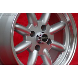 1 cerchio Minilite 7x15 4x100 BMW 1502-2002 1500-2000tii 2000C CA CS 3 E21 E30 silver/diamond cut