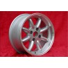 1 wheel Minilite 7x15 4x100 BMW 1502-2002 1500-2000tii 2000C CA CS 3 E21 E30 silver/diamond cut