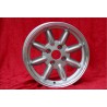 1 jante Minilite 7x15 4x100 BMW 1502-2002 1500-2000tii 2000C CA CS 3 E21 E30 silver/diamond cut