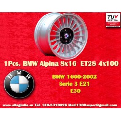 1 Felge Alpina 8x16 4x100...