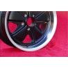 1 cerchio Fuchs 7x16 5x112 VW T2b T3 matt black/diamond cut