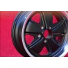 1 wheel Fuchs 7x16 5x112 Volkswagen VW T2b T3 matt black/diamond cut