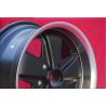 1 jante Fuchs 7x16 5x112 VW T2b T3 matt black/diamond cut