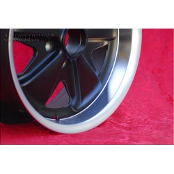 4 cerchi Fuchs 7x16 5x112 VW T2b T3 matt black/diamond cut