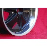 4 cerchi Fuchs 7x16 5x112 VW T2b T3 matt black/diamond cut