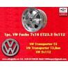 1 jante Fuchs 7x16 5x112 VW T2b T3 fully polished