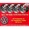 4 cerchi Fuchs 7x16 5x112 VW T2b T3 fully polished