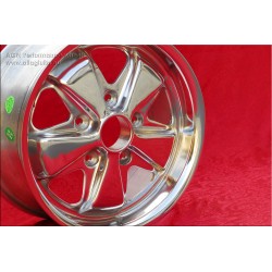 4 Felgen Fuchs 7x16 5x112 VW T2b T3 fully polished