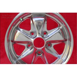 4 cerchi Fuchs 7x16 5x112 VW T2b T3 fully polished