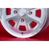 1 cerchio Babyfuchs 5.5x15 4x130 Porsche Volkswagen Beetle 67- Karmann Ghia 67- Type 3 411 412 silver/diamond cut