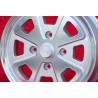 4 jantes Babyfuchs 5.5x15 4x130 Porsche Volkswagen Beetle 67- Karmann Ghia 67- Type 3 411 412 silver/diamond cut