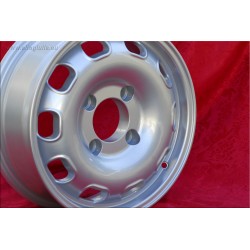 1 wheel TZ 5.5x15 4x130 Porsche VW Beetle 67- Karmann Ghia 67- Type 3 411 412 silver