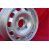 1 cerchio TZ 5.5x15 4x130 Porsche VW Beetle 67- Karmann Ghia 67- Type 3 411 412 silver