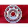 1 cerchio TZ 5.5x15 4x130 Porsche VW Beetle 67- Karmann Ghia 67- Type 3 411 412 silver