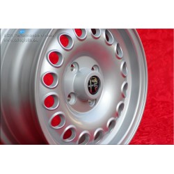 1 Felge Campagnolo 6x15 4x108 Alfa Romeo Giulia 105 Berlina Coupe Spider GT GTA GTC silver