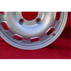 1 wheel TZ 5.5x15 4x130 Porsche VW Beetle 67- Karmann Ghia 67- Type 3 411 412 silver