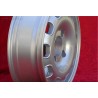 1 cerchio TZ 5.5x15 4x130 Porsche VW Beetle 67- Karmann Ghia 67- Type 3 411 412 silver