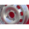 1 jante TZ 5.5x15 4x130 Porsche VW Beetle 67- Karmann Ghia 67- Type 3 411 412 silver