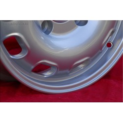 4 cerchi TZ 5.5x15 4x130 Porsche VW Beetle 67- Karmann Ghia 67- Type 3 411 412 silver