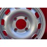 4 cerchi TZ 5.5x15 4x130 Porsche VW Beetle 67- Karmann Ghia 67- Type 3 411 412 silver