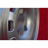 4 cerchi TZ 5.5x15 4x130 Porsche VW Beetle 67- Karmann Ghia 67- Type 3 411 412 silver