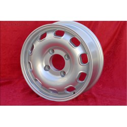 4 Felgen TZ 5.5x15 4x130 Porsche VW Beetle 67- Karmann Ghia 67- Type 3 411 412 silver