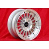 1 cerchio WCHE 5.5x13 4x100 BMW Opel 1502-2002 tii 3 E21 Kadett B-C Manta Ascona A-B GT Olympia A Rekord C silver/diamon