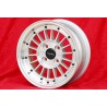 1 cerchio WCHE 5.5x13 4x100 BMW Opel 1502-2002 tii 3 E21 Kadett B-C Manta Ascona A-B GT Olympia A Rekord C silver/diamon