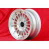 1 jante WCHE 5.5x13 4x100 BMW Opel 1502-2002 tii 3 E21 Kadett B-C Manta Ascona A-B GT Olympia A Rekord C silver/diamond 