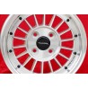 4 cerchi WCHE 5.5x13 4x100 BMW Opel 1502-2002 tii 3 E21 Kadett B-C Manta Ascona A-B GT Olympia A Rekord C silver/diamond