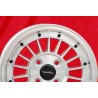 4 Felgen WCHE 5.5x13 4x100 BMW Opel 1502-2002 tii 3 E21 Kadett B-C Manta Ascona A-B GT Olympia A Rekord C silver/diamond