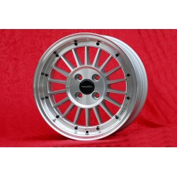 1 cerchio WCHE 7x15 4x100 BMW Opel VW Mazda Toyota BMW 1502-2002 tii 3 E30 Opel Kadett B-C Manta Ascona A-B GT Olympia A