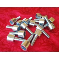 boulon 16 pcs M10x1.5x24mm Fiat 500 flat