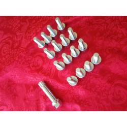 bolt 16 pcs Kit M10x1.5x24mm Fiat 500 flat