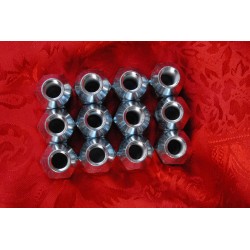 nut 12 pcs Kit M10x1.25x32mm Renault R4 R5 R6 