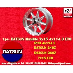 1 pc. wheel Datsun Minilite...