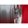 1 wheel Minilite 7x15 4x114.3 Datsun Triumph 240Z 260Z 280Z 280 ZX Triumph TR2 TR3 TR3A TR4 TR4 TR5 TR250 TR6 silver/dia