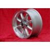 4 jantes Minilite 7x15 4x114.3 Datsun Triumph 240Z 260Z 280Z 280 ZX Triumph TR2 TR3 TR3A TR4 TR4 TR5 TR250 TR6 silver/di