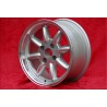 4 cerchi Minilite 7x15 4x114.3 Datsun Triumph 240Z 260Z 280Z 280 ZX Triumph TR2 TR3 TR3A TR4 TR4 TR5 TR250 TR6 silver/di