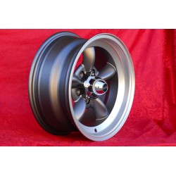 1 jante Torq Thrust 7x15 5x120.65 Chevrolet Camaro Nova Chevelle El Camino BelAir Caprice Impala Corvette anthracite/dia