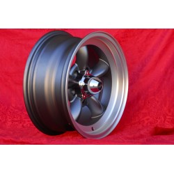 1 jante Torq Thrust 7x15 5x120.65 Chevrolet Camaro Nova Chevelle El Camino BelAir Caprice Impala Corvette anthracite/dia