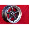 4 wheels Torq Thrust 7x15 5x120.65 Chevrolet Camaro Nova Chevelle El Camino BelAir Caprice Impala Corvette anthracite/di