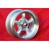 4 jantes Torq Thrust 7x15 5x120.65 Chevrolet Camaro Nova Chevelle El Camino BelAir Caprice Impala Corvette silver/diamon