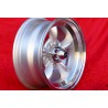 4 cerchi Torq Thrust 7x15 5x120.65 Chevrolet Camaro Nova Chevelle El Camino BelAir Caprice Impala Corvette silver/diamon