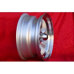 4 cerchi Torq Thrust 7x15 5x120.65 Chevrolet Camaro Nova Chevelle El Camino BelAir Caprice Impala Corvette silver/diamon