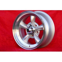 4 Felgen Torq Thrust 7x15 5x120.65 Chevrolet Camaro Nova Chevelle El Camino BelAir Caprice Impala Corvette silver/diamon