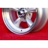 4 jantes Torq Thrust 7x15 5x120.65 Chevrolet Camaro Nova Chevelle El Camino BelAir Caprice Impala Corvette silver/diamon