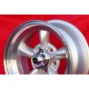 4 jantes Torq Thrust 7x15 5x120.65 Chevrolet Camaro Nova Chevelle El Camino BelAir Caprice Impala Corvette silver/diamon