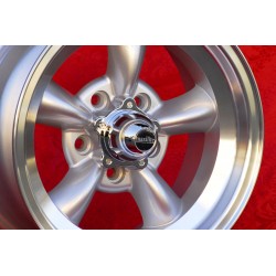 1 wheel Torq Thrust 7x15 5x120.65 Chevrolet Camaro Nova Chevelle El Camino BelAir Caprice Impala Corvette silver/diamond