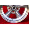 1 wheel Torq Thrust 7x15 5x120.65 Chevrolet Camaro Nova Chevelle El Camino BelAir Caprice Impala Corvette silver/diamond